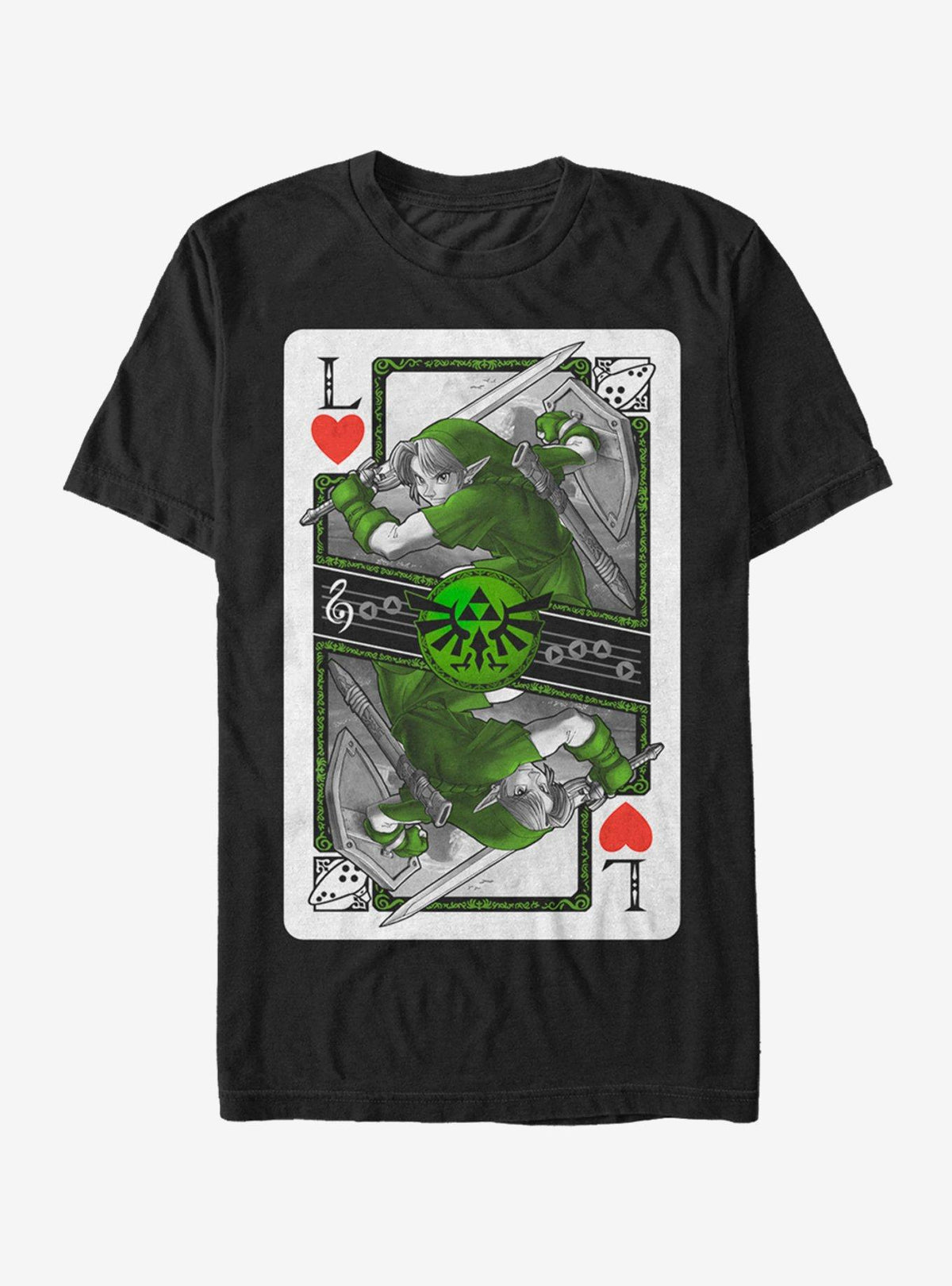 Nintendo Legend of fantasy adventure Link Playing Card T-Shirt