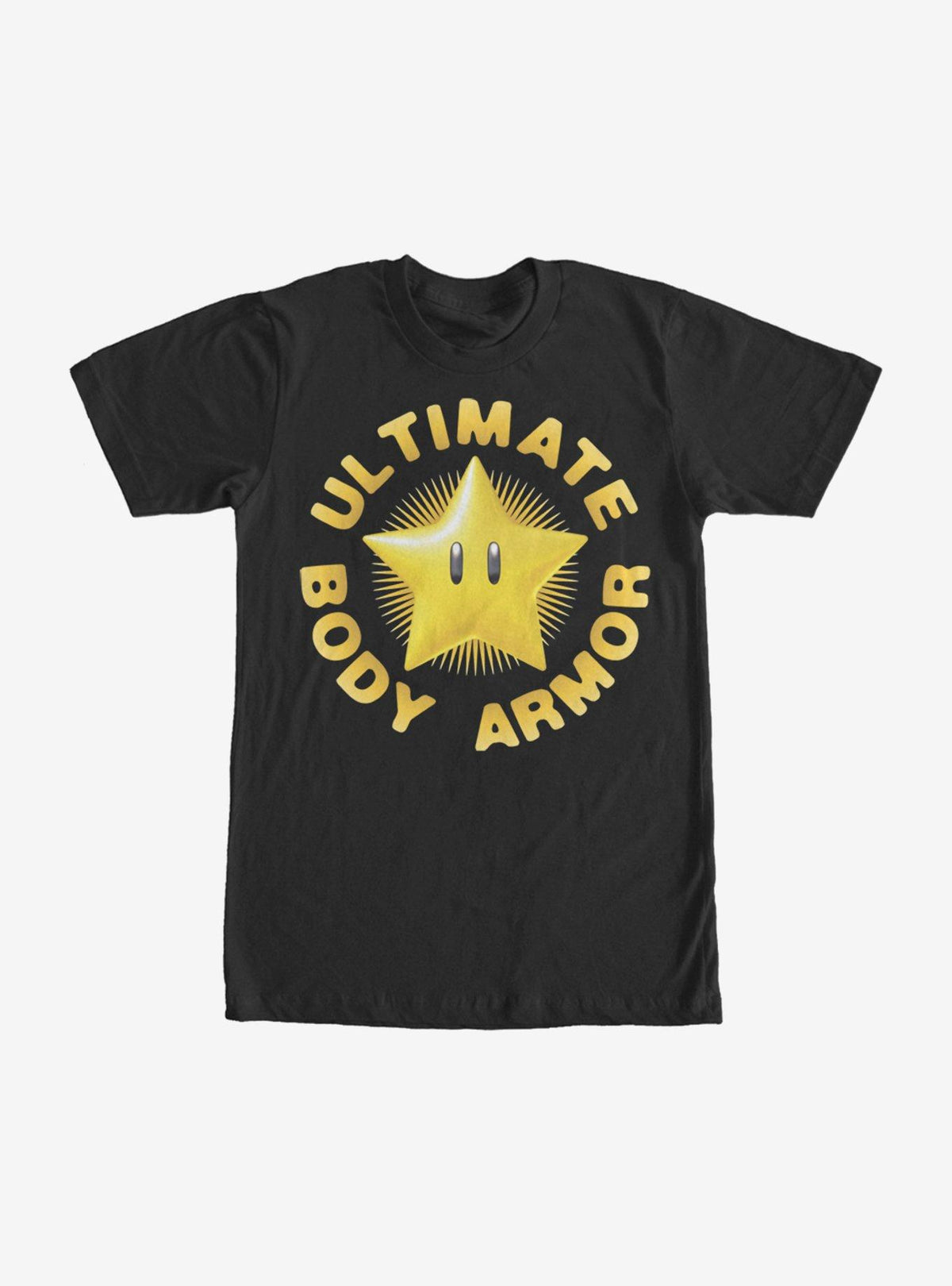 Nintendo retro platform gamer Super Star Body Armor T-Shirt