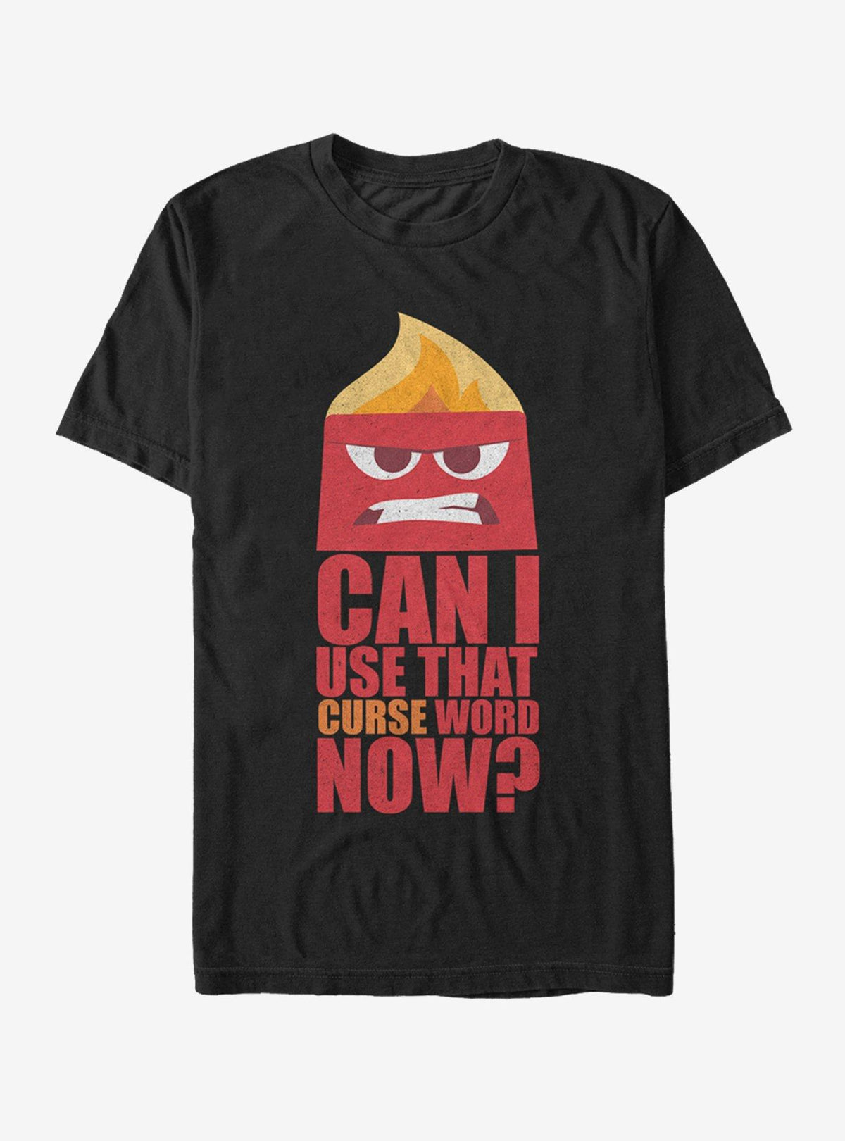 Inside Out Anger Can I Use That Curse Word Now T Shirt T Shirt Streetwear Style Funny Quote