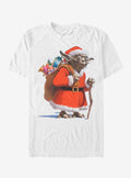 space adventure Christmas Santa Yoda T-Shirt