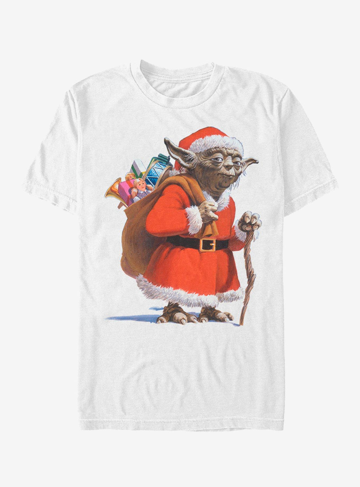 space adventure Christmas Santa Yoda T-Shirt