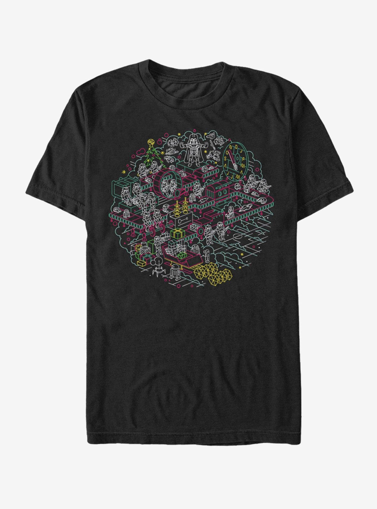 space adventure Christmas Darth Vader Workshop T-Shirt