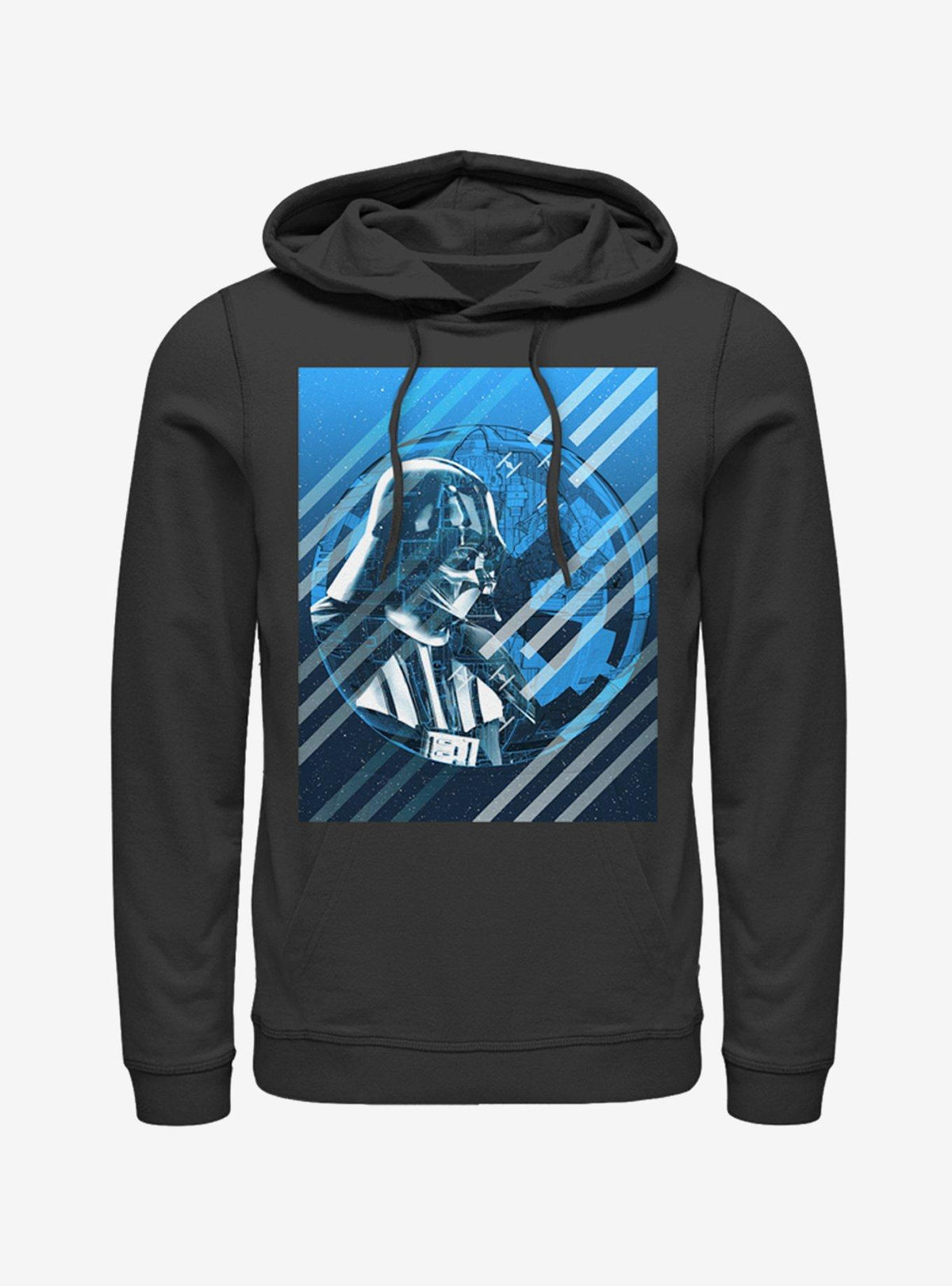 space adventure Darth Vader Death Star Stripes Hoodie