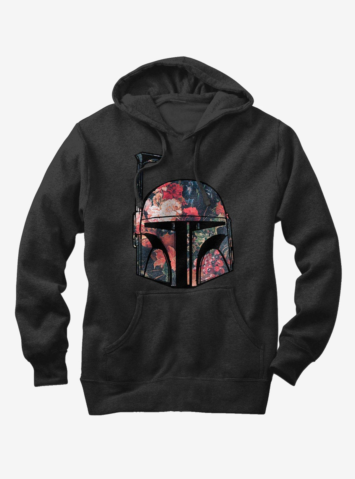 space adventure Boba Fett Floral Print Helmet Hoodie