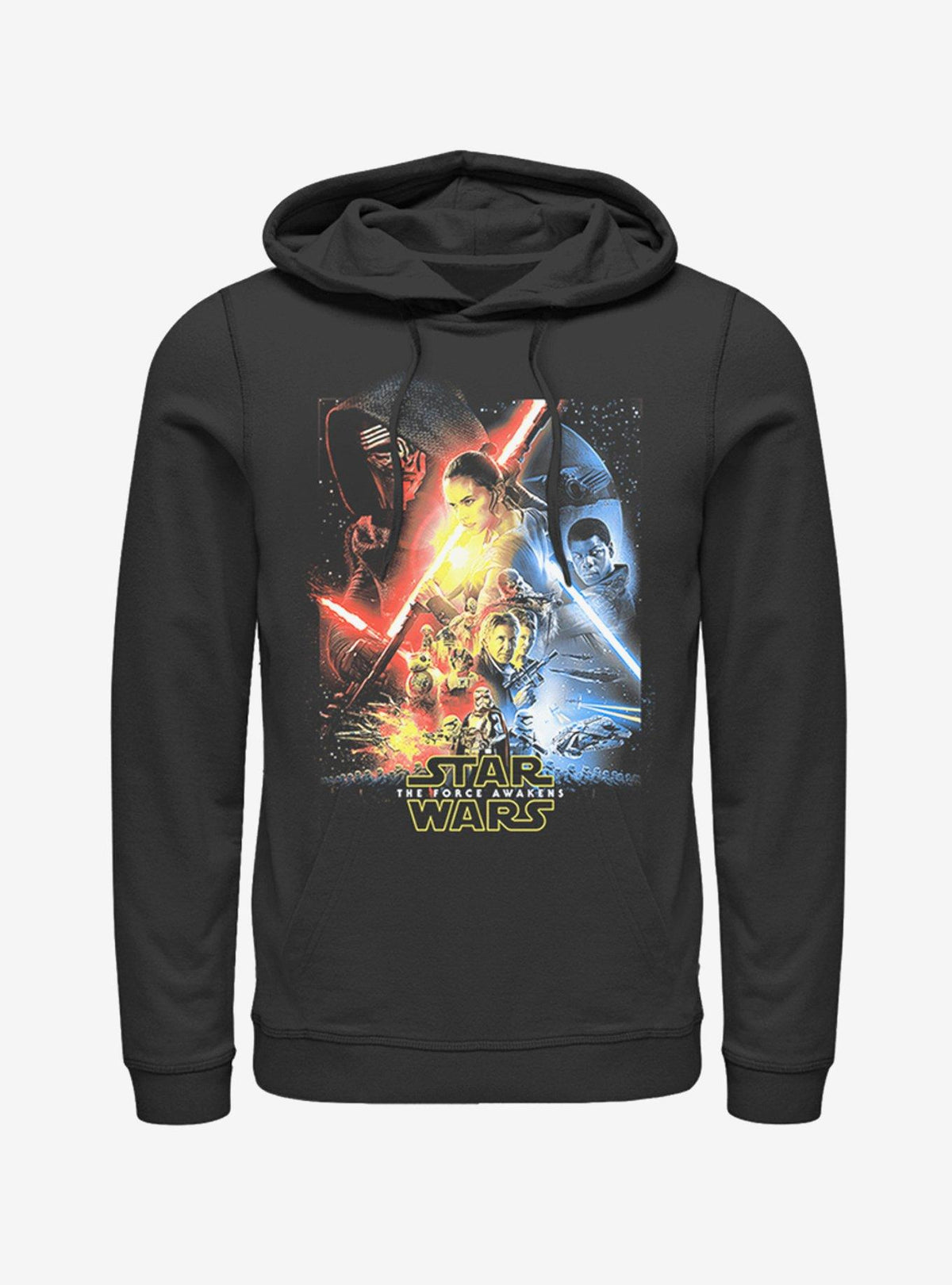space adventure Episode VII The Force Awakens Cool Poster Hoodie