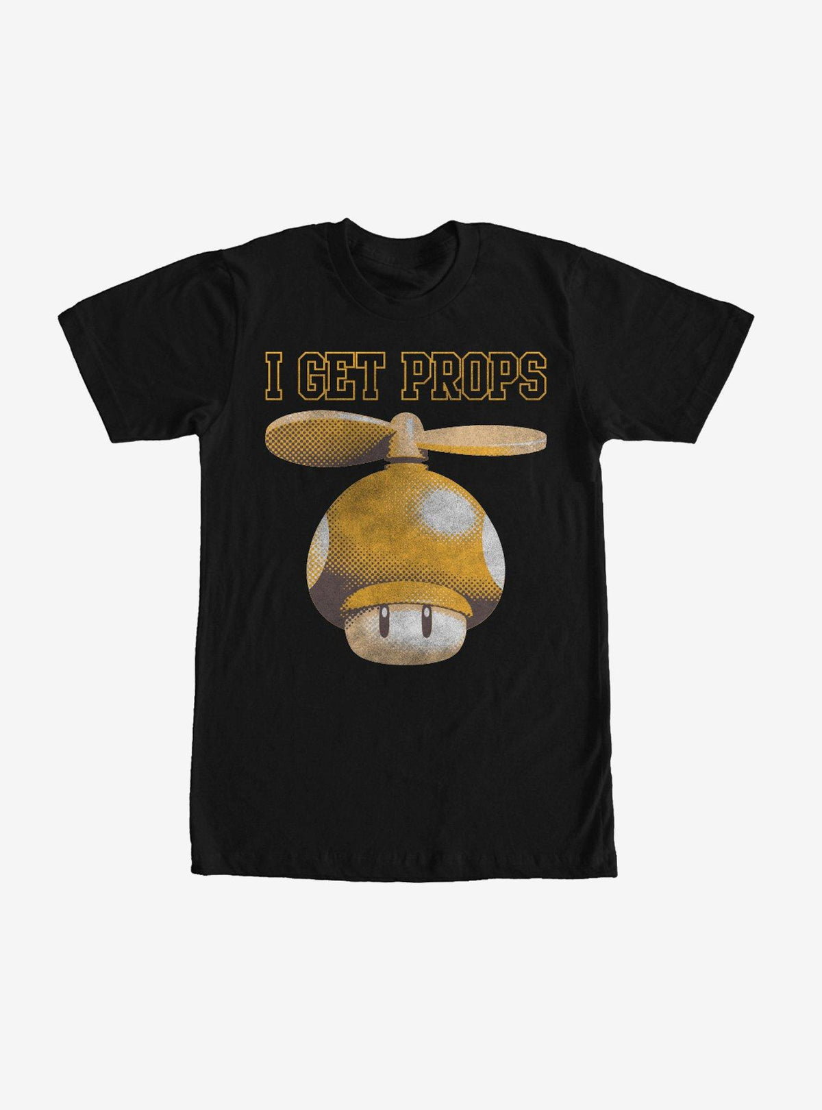 Nintendo retro platform gamer Mushroom I Get Props T-Shirt