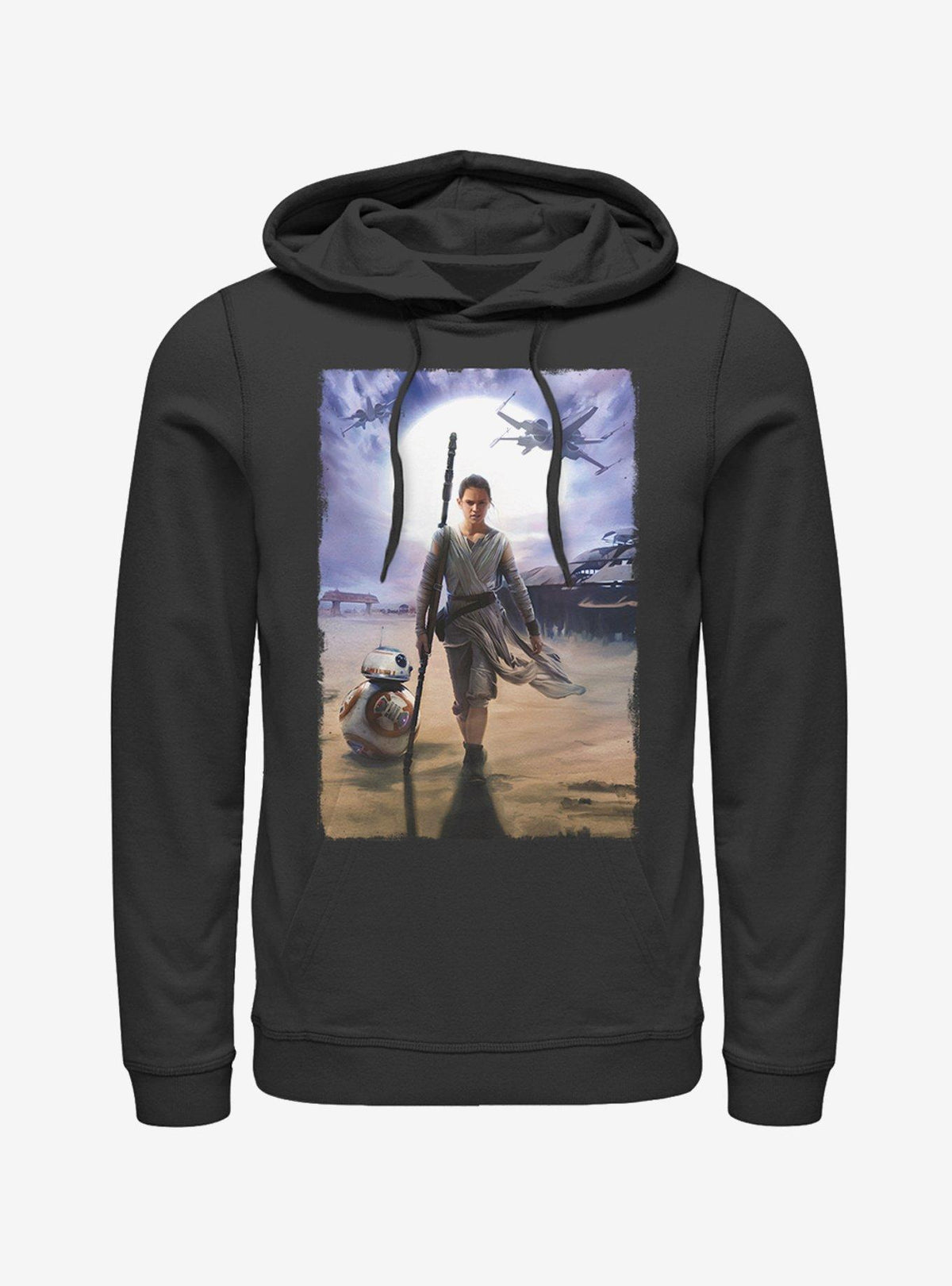 space adventure Rey on Jakku Hoodie