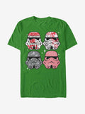 space adventure Christmas Stormtrooper Helmets T-Shirt 2