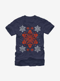 space adventure Christmas Darth Vader Snowflake T-Shirt