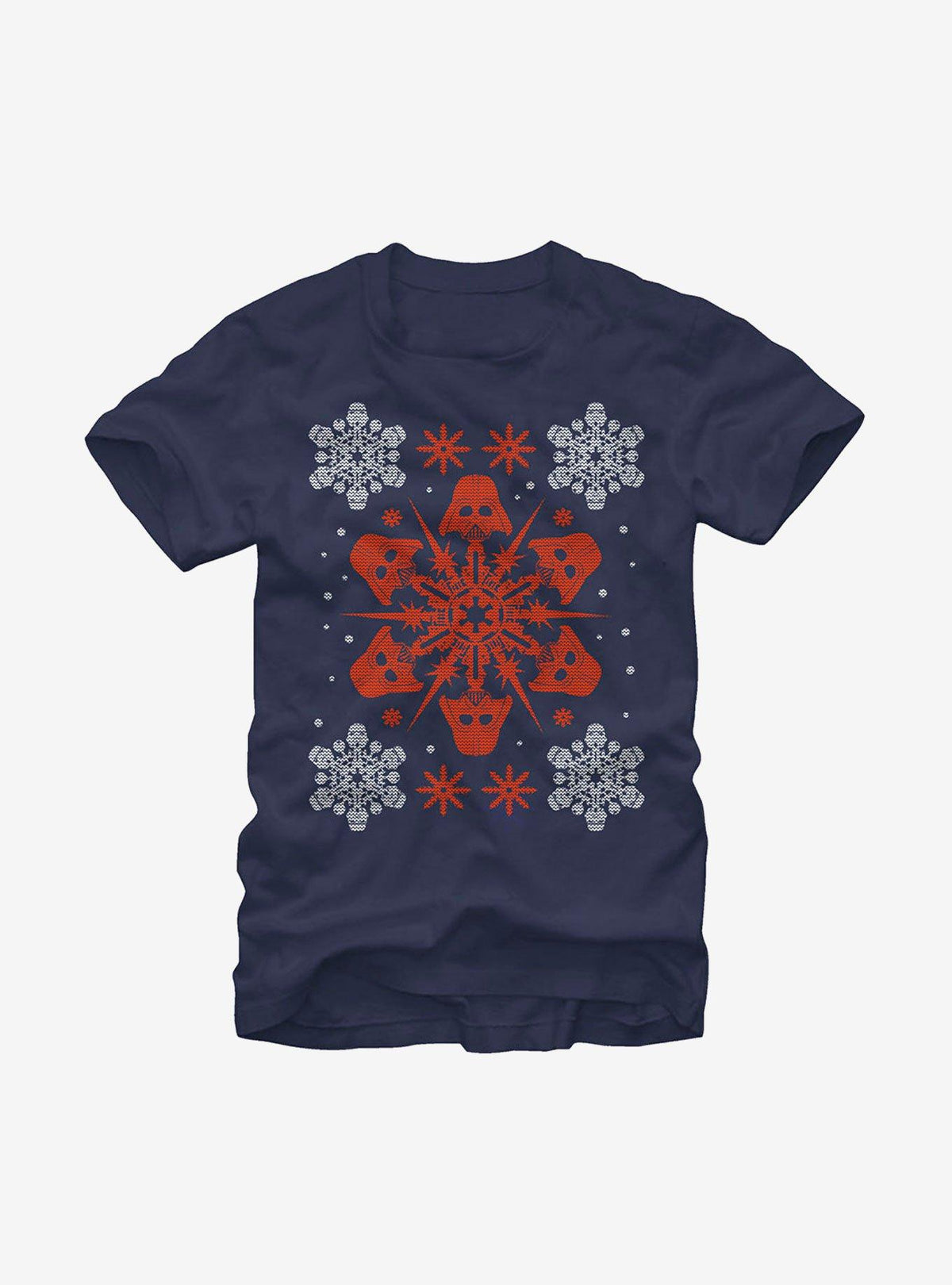 space adventure Christmas Darth Vader Snowflake T-Shirt