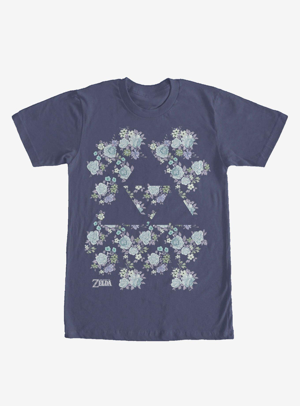 Nintendo Legend of fantasy adventure Floral Triforce T-Shirt