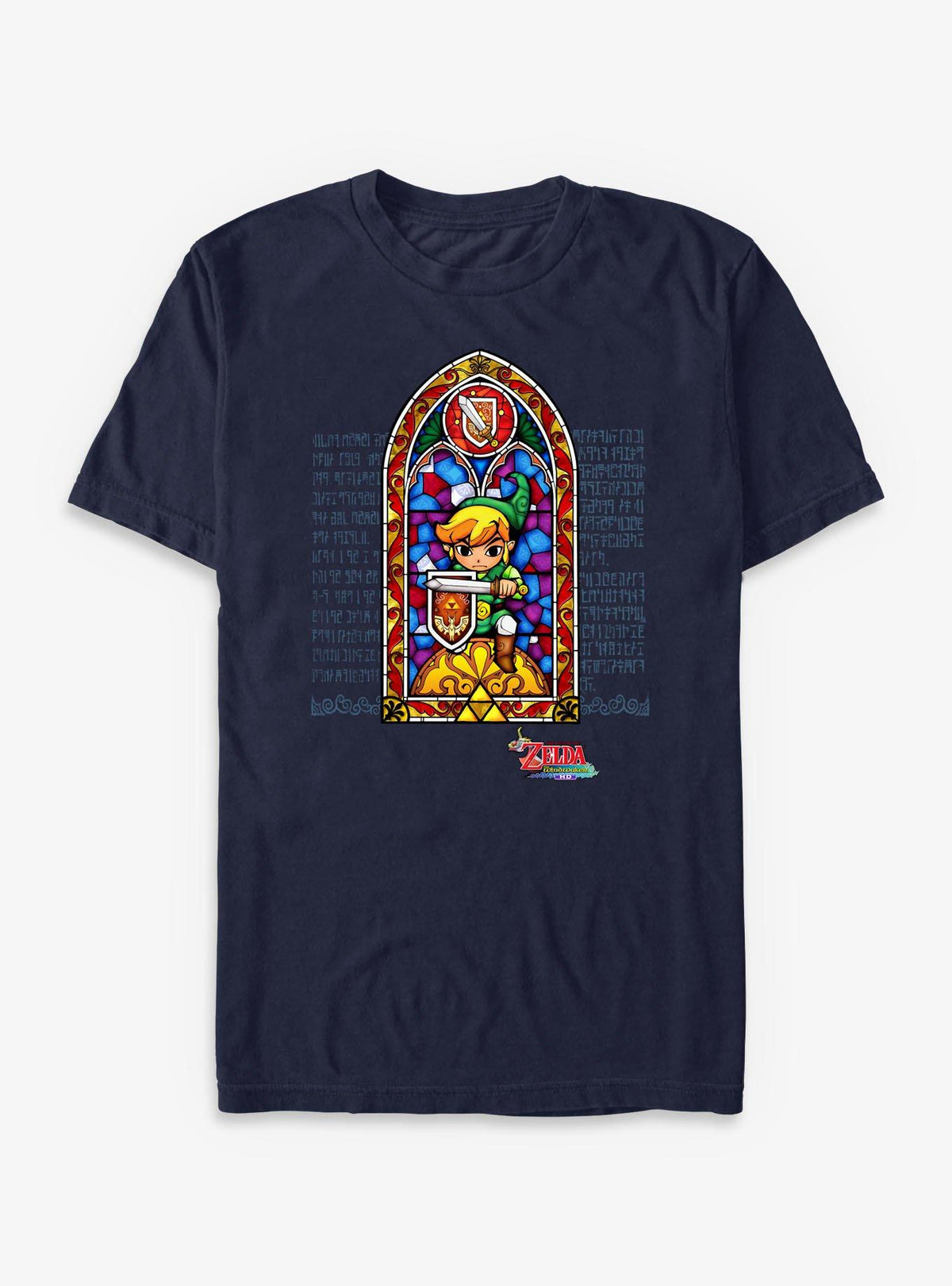 Nintendo Legend of fantasy adventure Stained Glass T-Shirt