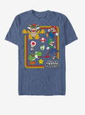 Nintendo retro platform gamer Rainbow Frame T-Shirt