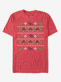 Velociraptor Ugly Christmas Sweater T-Shirt