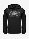 T Rex in Rearview Mirror Hoodie
