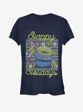 Toy Story Alien Christmas Girls T-Shirt