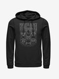 space adventure Episode IX The Rise Of Skywalker Simple Outlines Hoodie