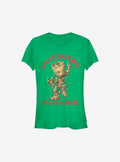 Guardians Of The Galaxy Christmas Groot Greetings From Grandma Girls T-Shirt