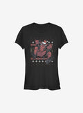 masked antihero Christmas Killer Girls T-Shirt