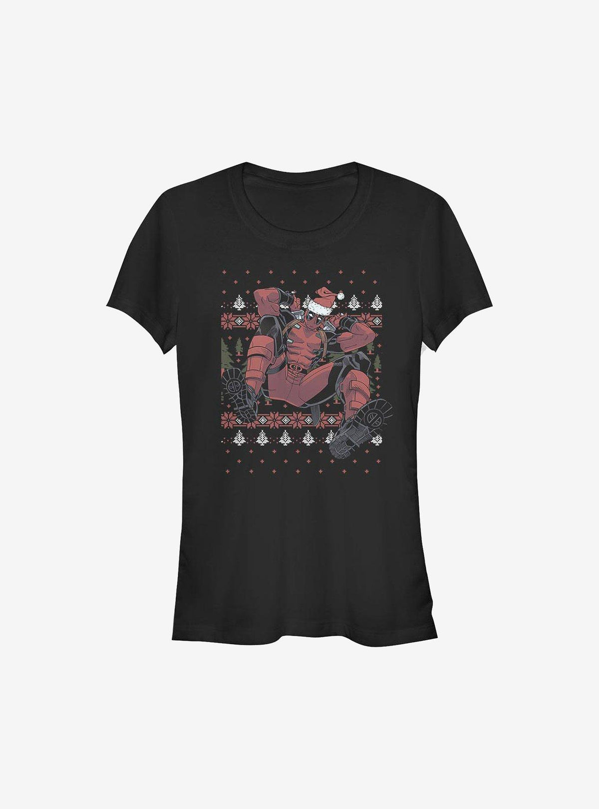 masked antihero Christmas Killer Girls T-Shirt