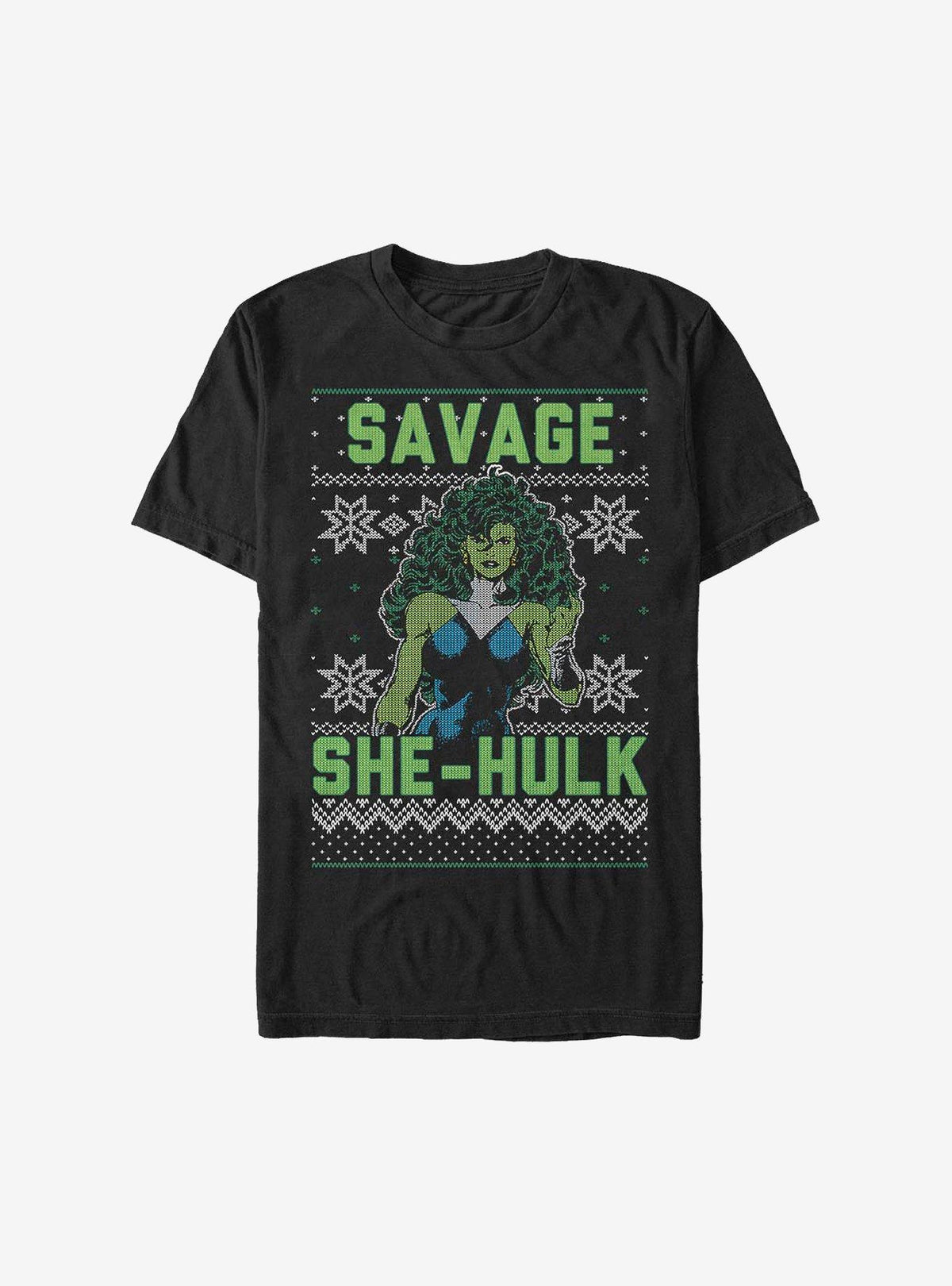She Hulk Christmas Pattern Sweater T-Shirt