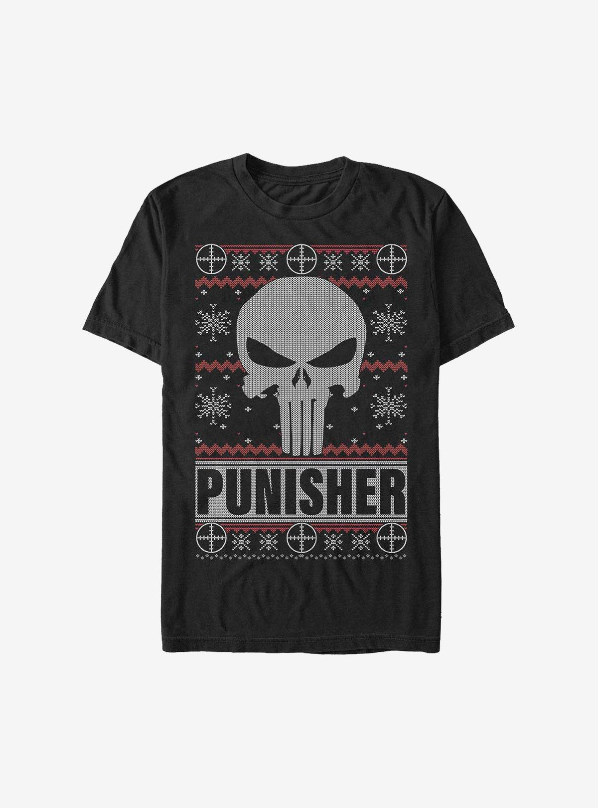 Punisher Christmas Pattern Sweater T-Shirt