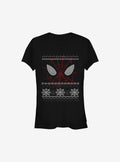 web hero Eyes Christmas Sweater Girls T-Shirt