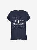 retro platform gamer White Christmas Girls T-Shirt