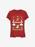 retro platform gamer Christmas Game Girls T-Shirt