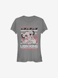 The Lion King Simba Christmas Pattern Girls T-Shirt