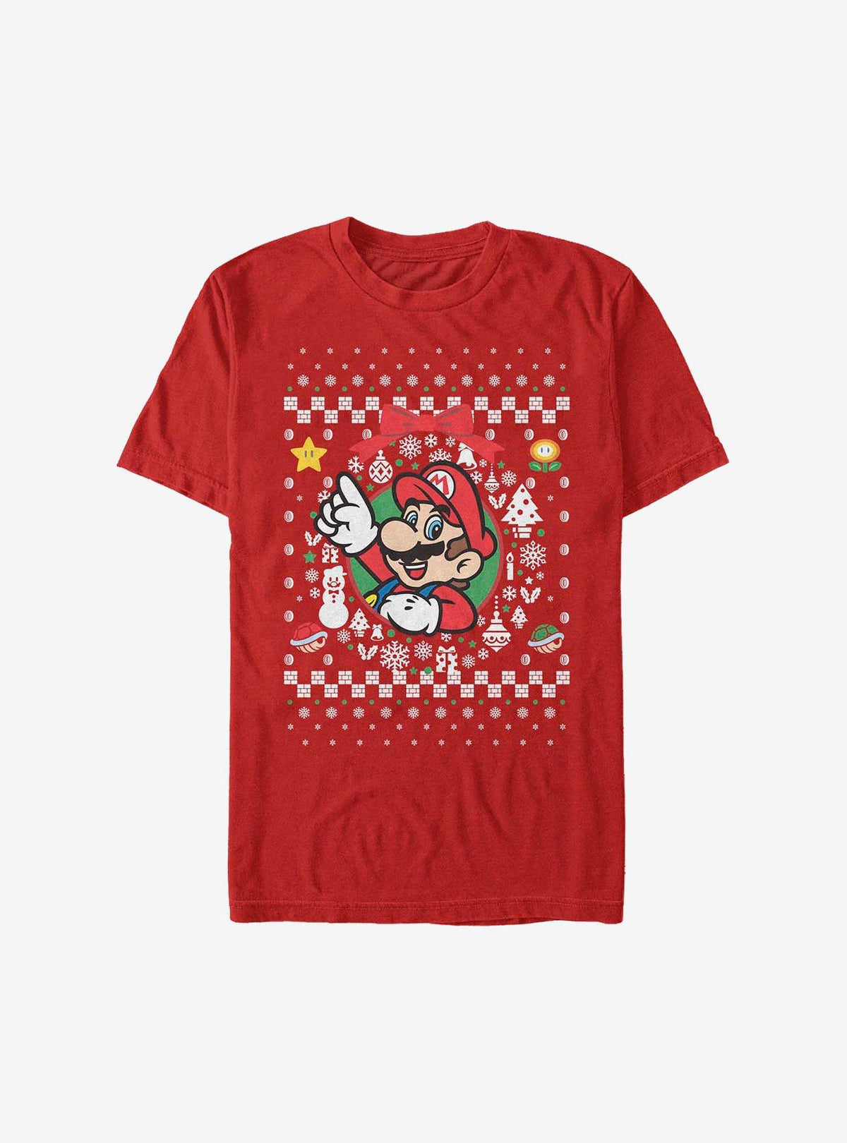 retro platform gamer retro platform gamer Wreath Christmas Sweater T-Shirt