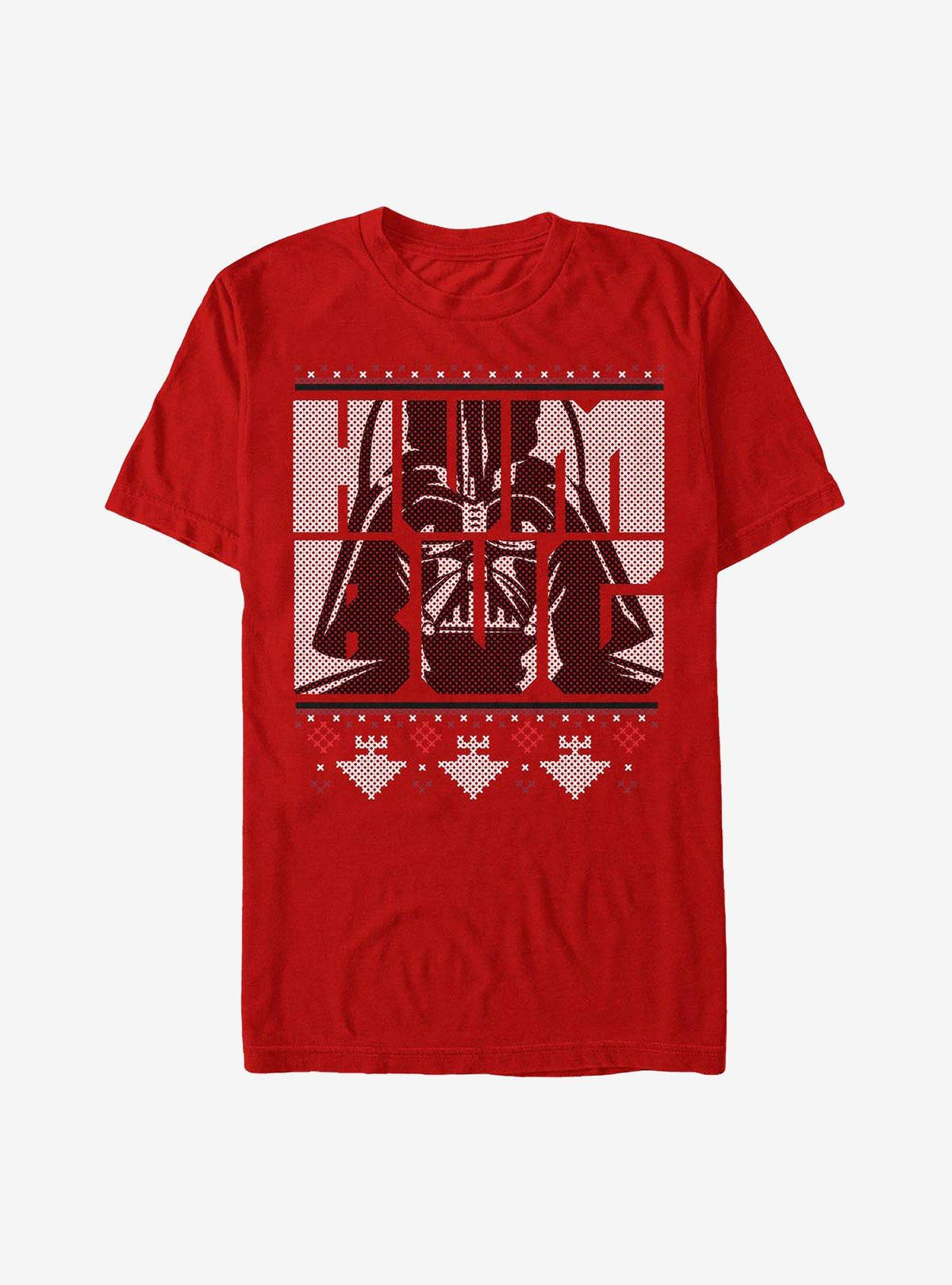 space adventure Humbug Vader Christmas Pattern T-Shirt
