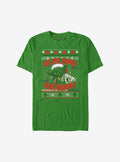 space adventure Silent Night Christmas Pattern T-Shirt