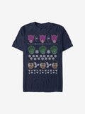 Avengers Christmas Pattern T-Shirt