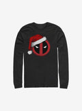 masked antihero Santa Hat Christmas Long-Sleeve T-Shirt