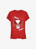 X-Men Wolverine Christmas Pattern Girls T-Shirt
