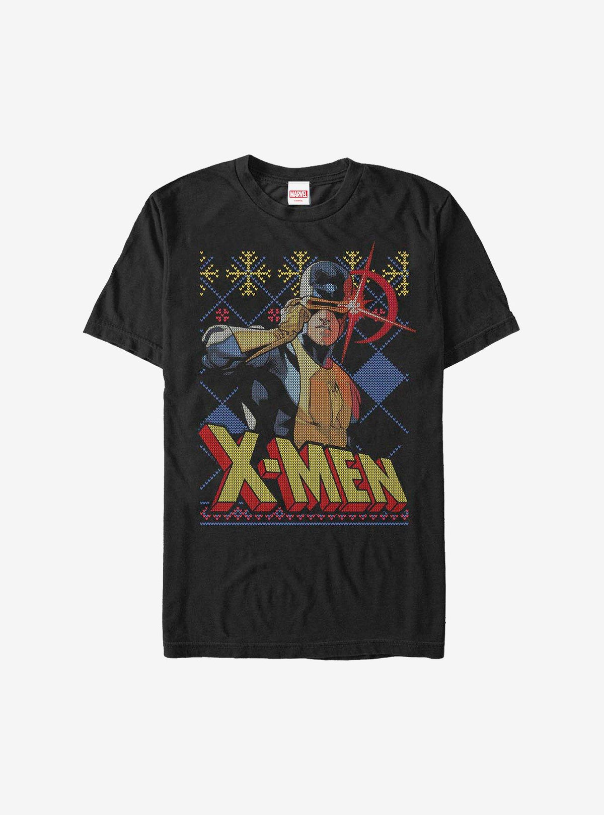X-Men Cyclops Christmas Pattern Sweater T-Shirt