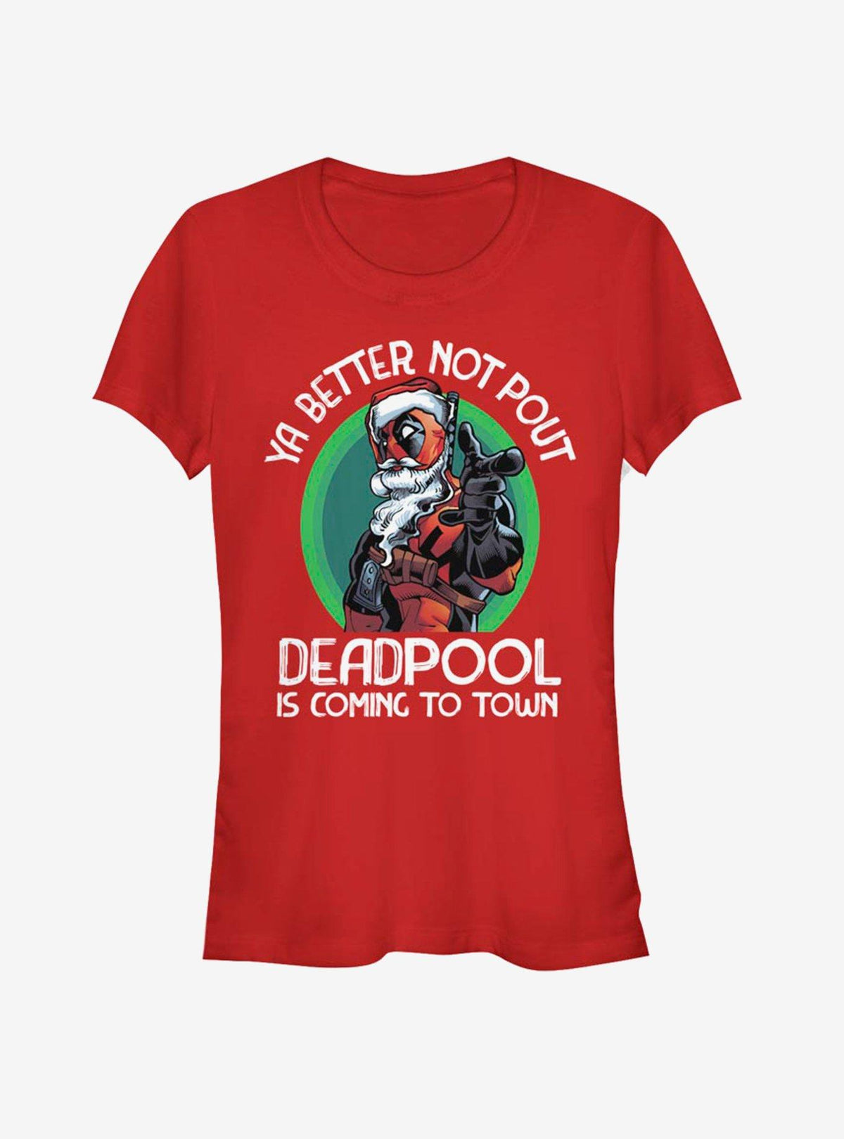 masked antihero Coming To Town Christmas Girls T-Shirt