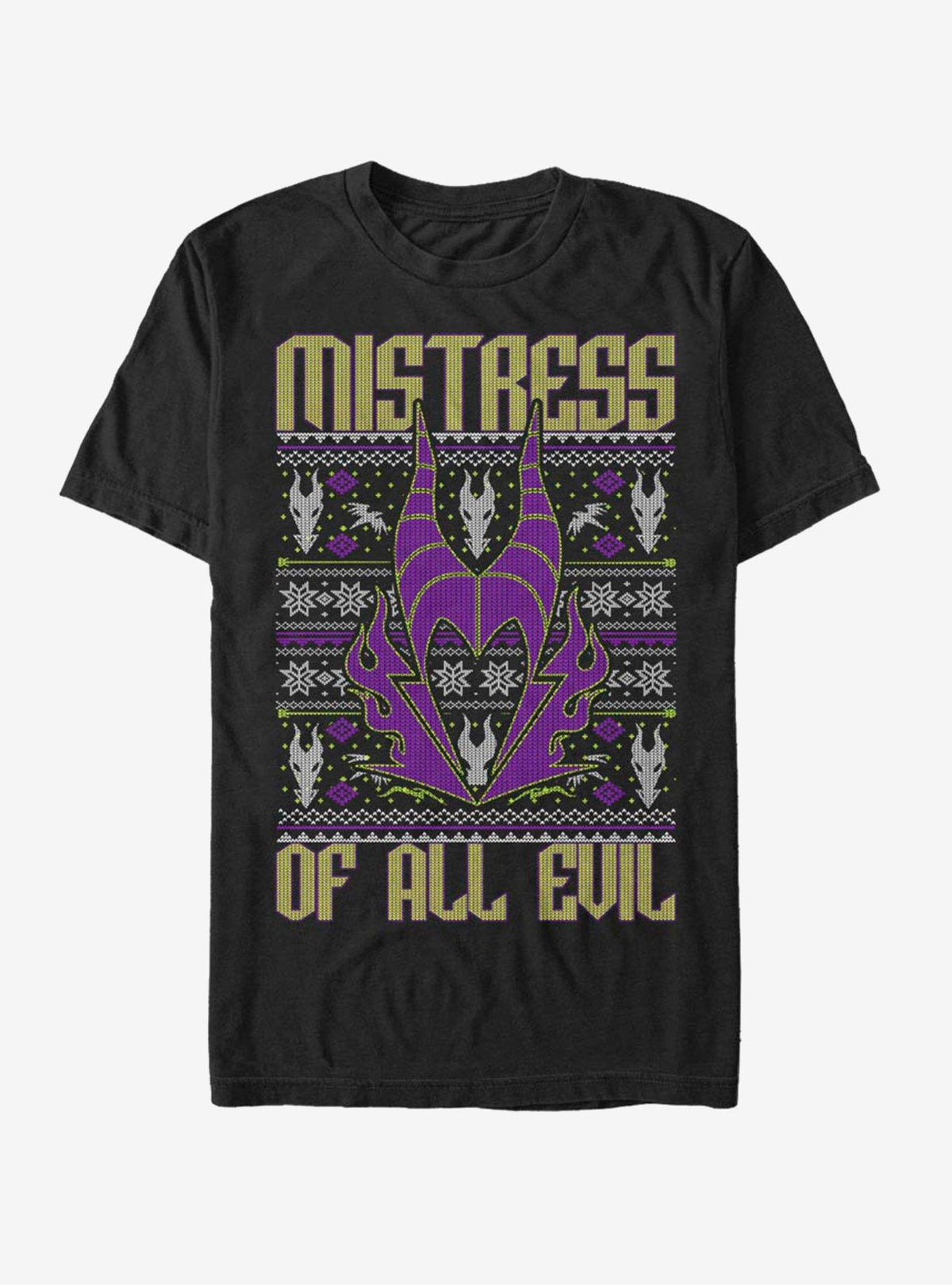 Sleeping Beauty Maleficent Evil Christmas Sweater T-Shirt