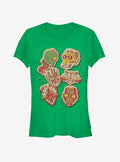 Guardians Of The Galaxy Christmas Cookies Girls T-Shirt