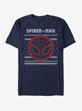 web hero Spidey Face Ugly Christmas T-Shirt