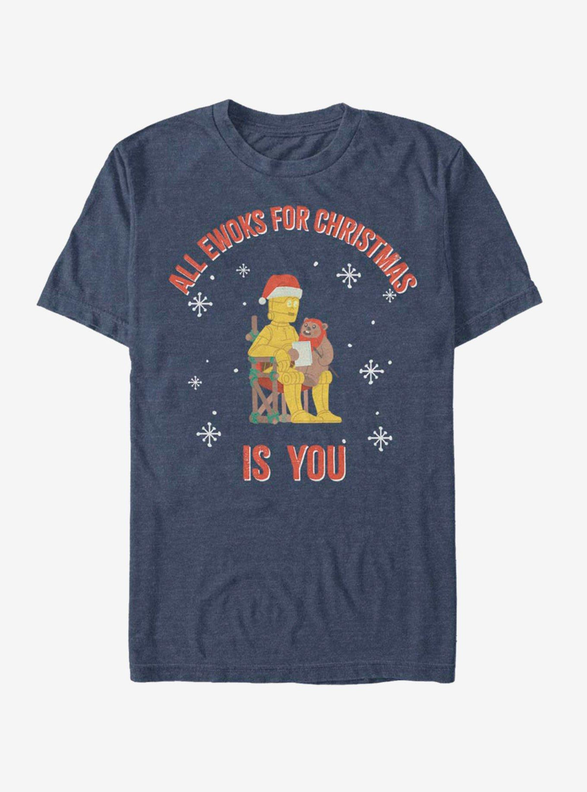 space adventure C-3PO Santa Ewok Christmas Is You T-Shirt