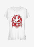 space adventure Santa Storm Trooper Sithmas Christmas Girls T-Shirt