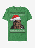 space adventure Santa Chewie Chewbacca Ugly Christmas T-Shirt