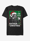 space adventure Santa Vader Father Christmas T-Shirt 2