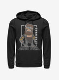 space adventure Episode IX The Rise of Skywalker Babu Frik Hoodie
