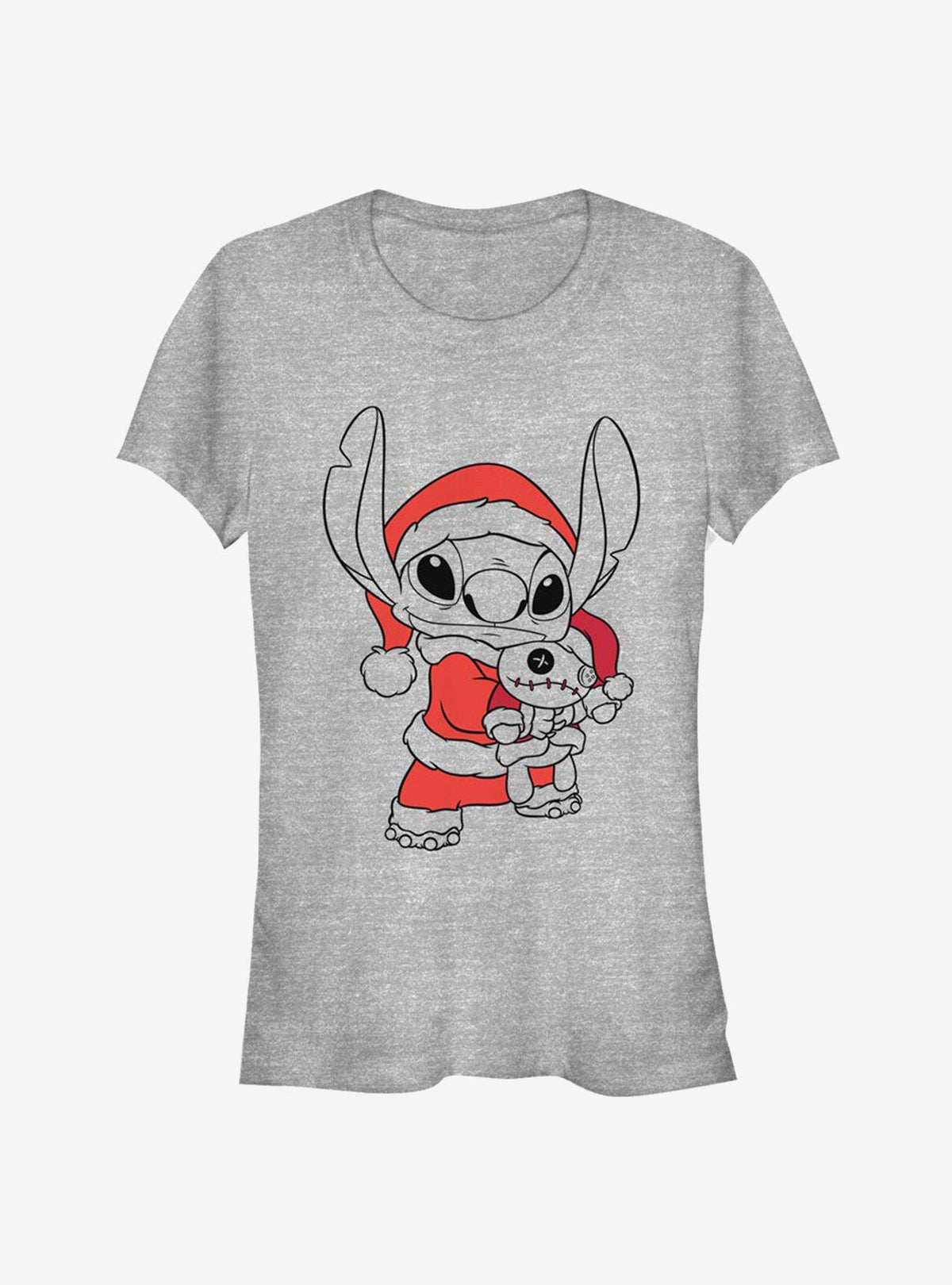 island alien duo Christmas Santa cute blue alien Blaster Girls T-Shirt 2