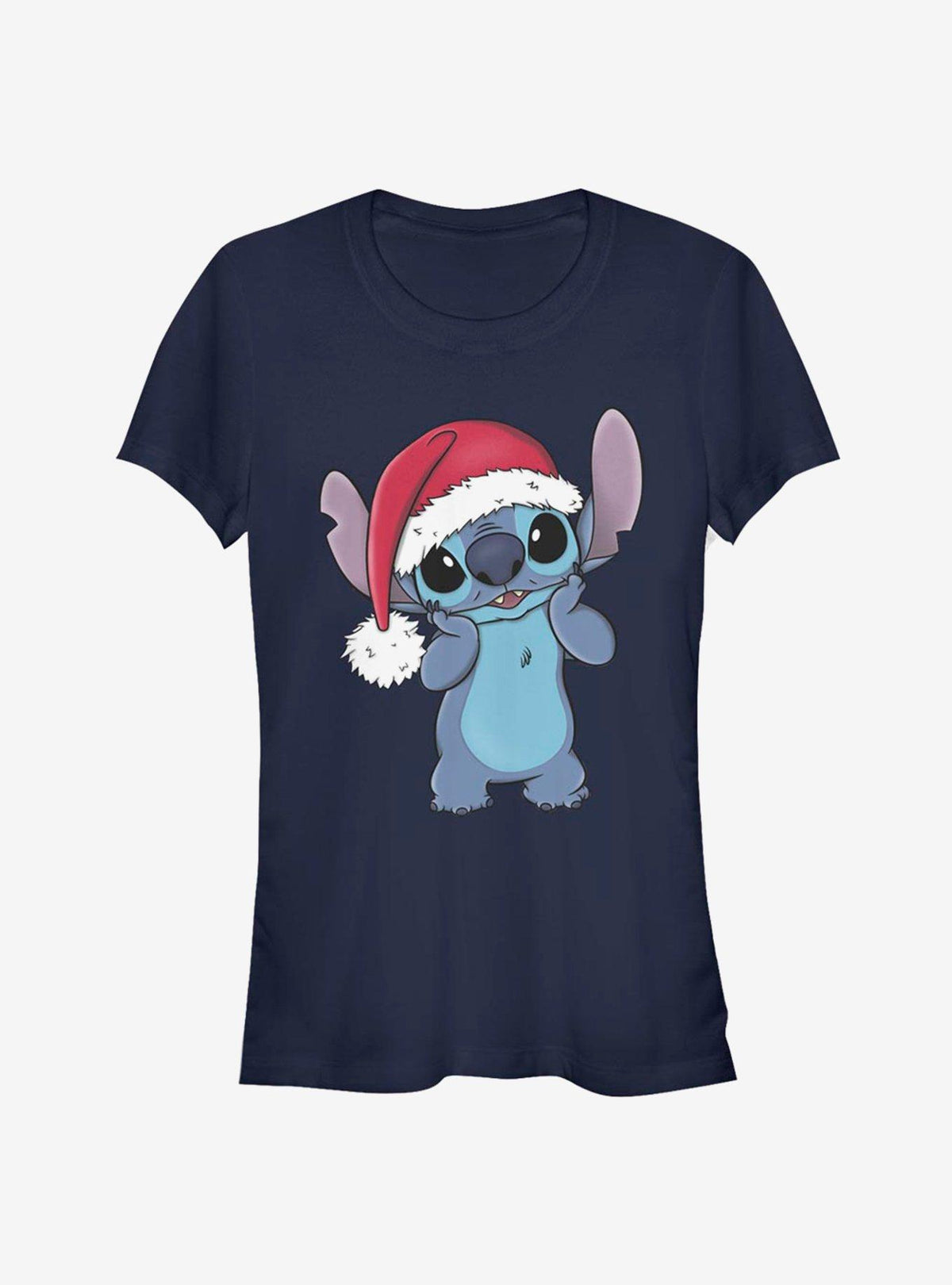 island alien duo Christmas Cute Santa cute blue alien Girls T-Shirt 2