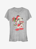 Mickey Mouse Christmas Santa Classic Girls T-Shirt