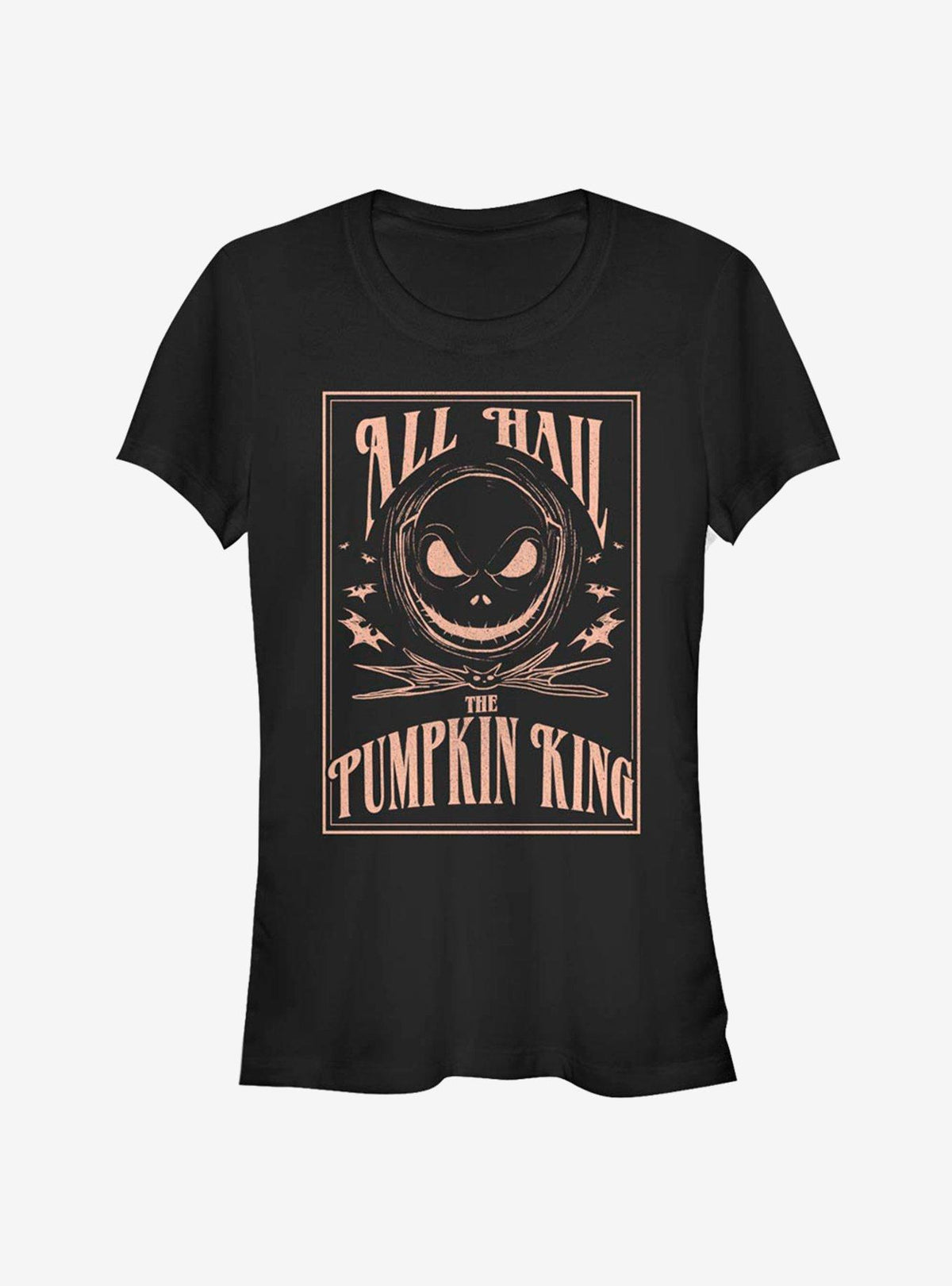 spooky holiday Hail The Pumpkin King Girls T-Shirt